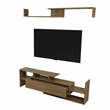 LeisureMod Surrey Mid-Century Wood TV Stand for TVs up to 60