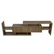 LeisureMod Surrey Mid-Century Wood TV Stand for TVs up to 60
