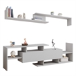 LeisureMod Surrey Mid-Century Wood TV Stand for TVs up to 62