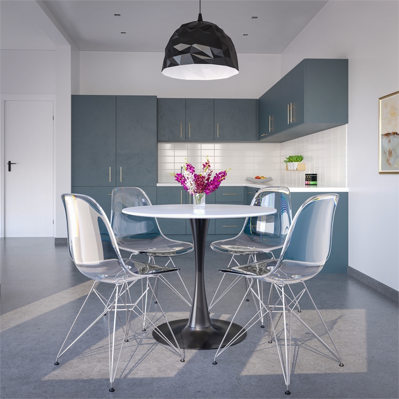 LeisureMod Bristol Dining Table with a 31