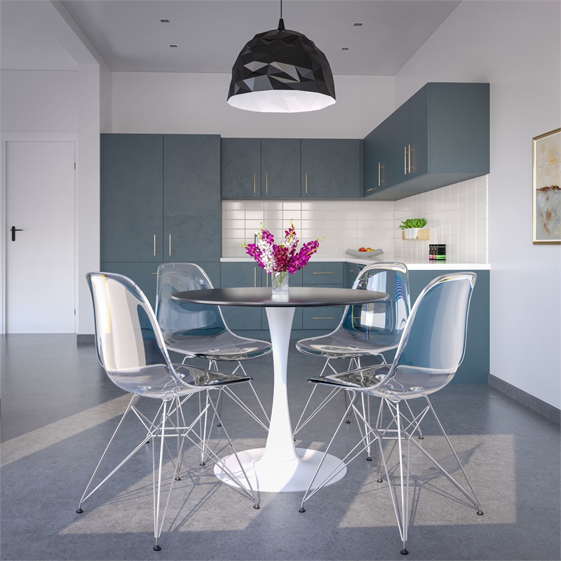 LeisureMod Bristol Dining Table with a 31