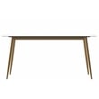 LeisureMod Zayle Dining Table with a Stone 71