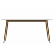 LeisureMod Zayle Dining Table with a Stone 71