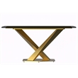 LeisureMod Voren Dining Table with 55
