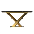 LeisureMod Voren Dining Table with 55