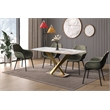 LeisureMod Voren Dining Table with 55