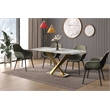 LeisureMod Voren Dining Table with 55