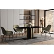 LeisureMod Sylva Dining Table with 55