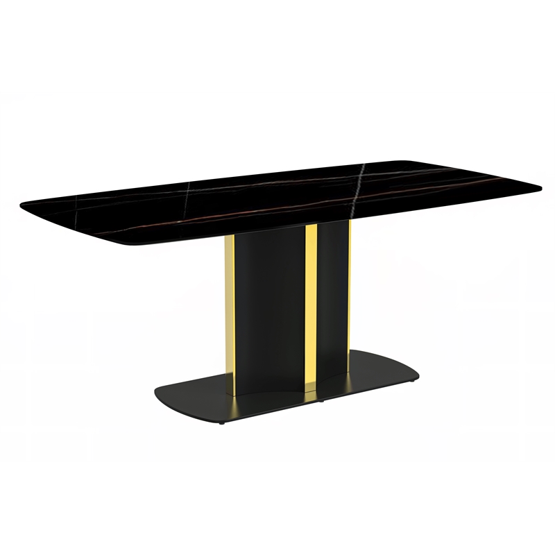 LeisureMod Sylva Dining Table with 55