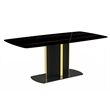 LeisureMod Sylva Dining Table with 55