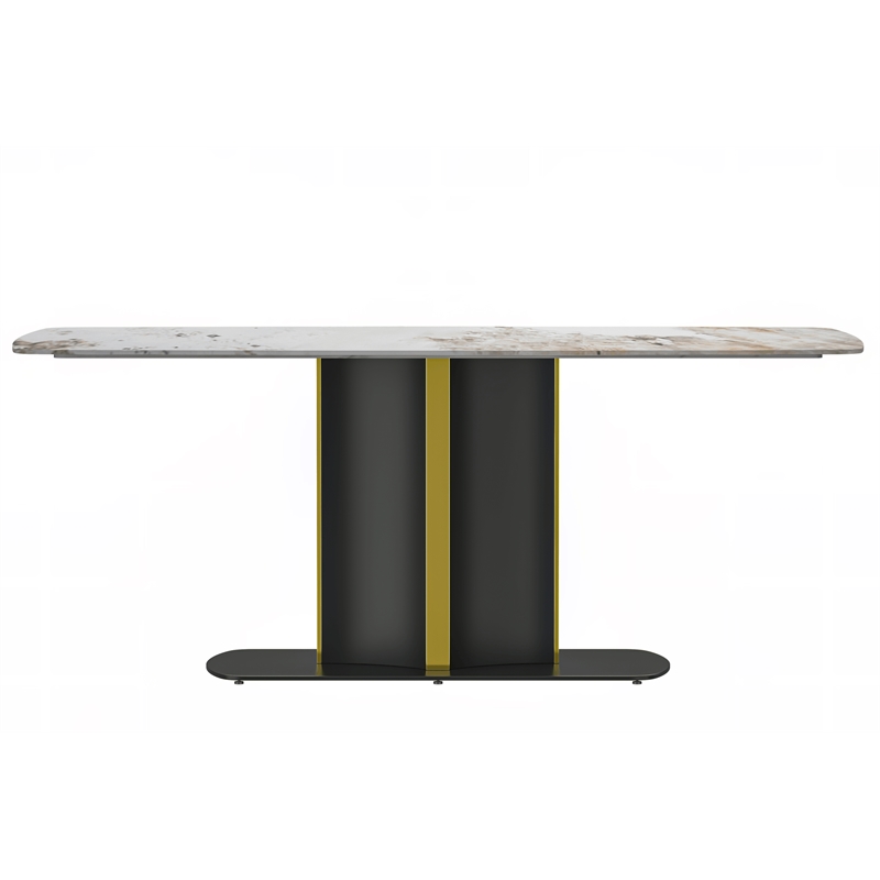LeisureMod Sylva Dining Table with 55