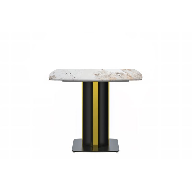 LeisureMod Sylva Dining Table with 55