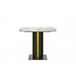 LeisureMod Sylva Dining Table with 55