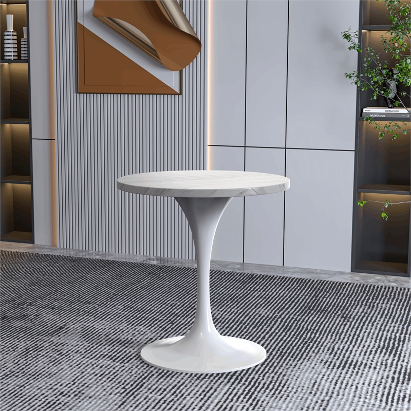 LeisureMod Verve Dining Table with a 27