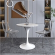 LeisureMod Verve Dining Table with a 27