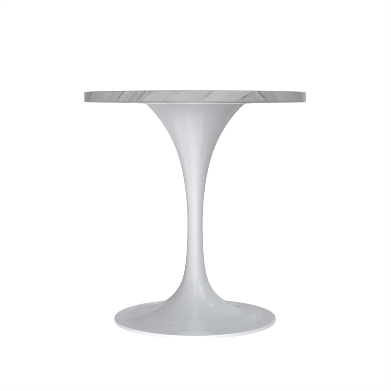 LeisureMod Verve Dining Table with a 27