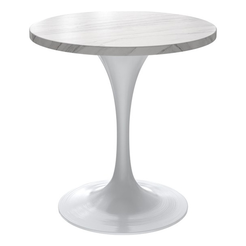 LeisureMod Verve Dining Table with a 27
