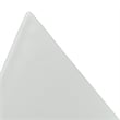 LeisureMod Randolph Modern Triangle End Table in White Set of 2