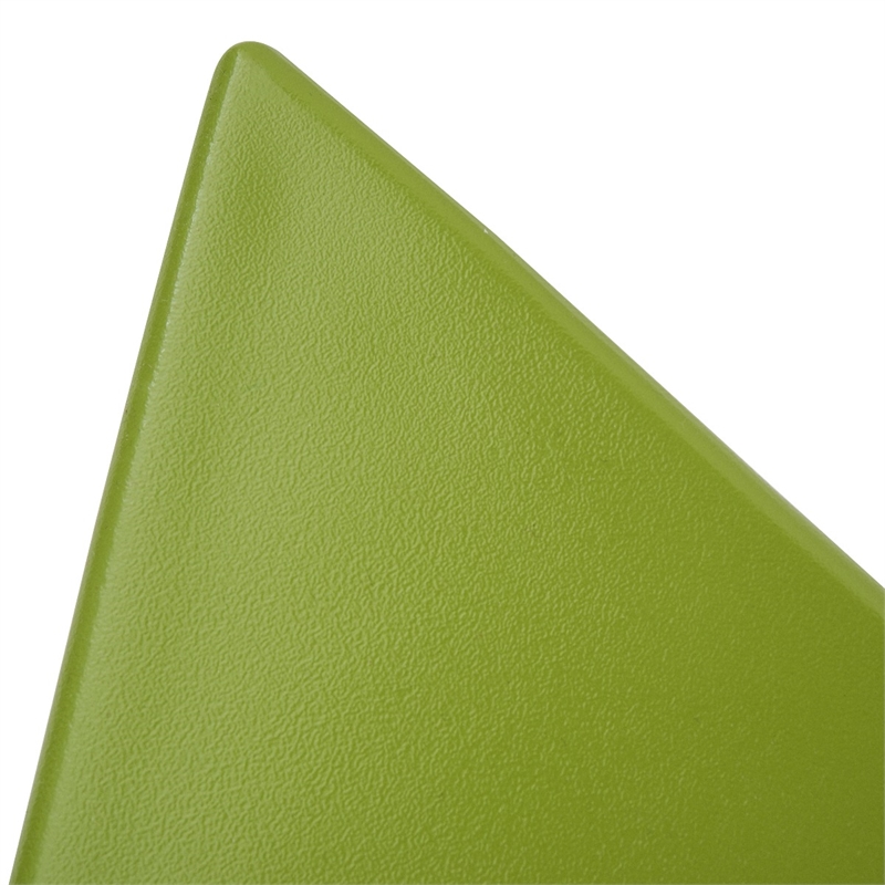 LeisureMod Randolph Modern Triangle End Table in Green Set of 4