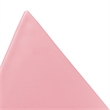 LeisureMod Randolph Modern Triangle End Table in Pink Set of 4