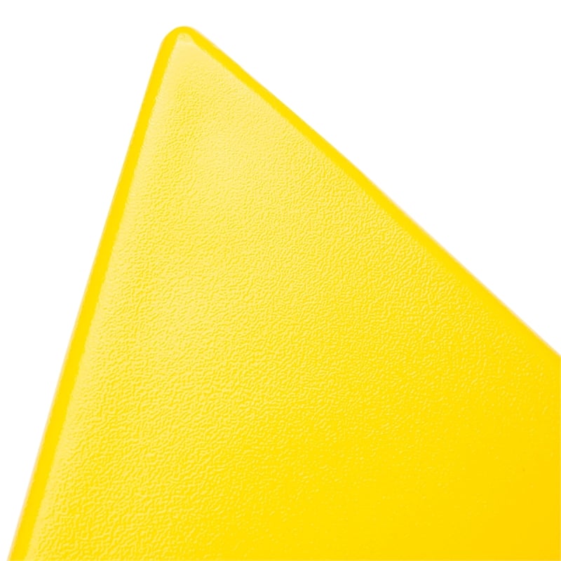 LeisureMod Randolph Modern Triangle End Table in Yellow Set of 4