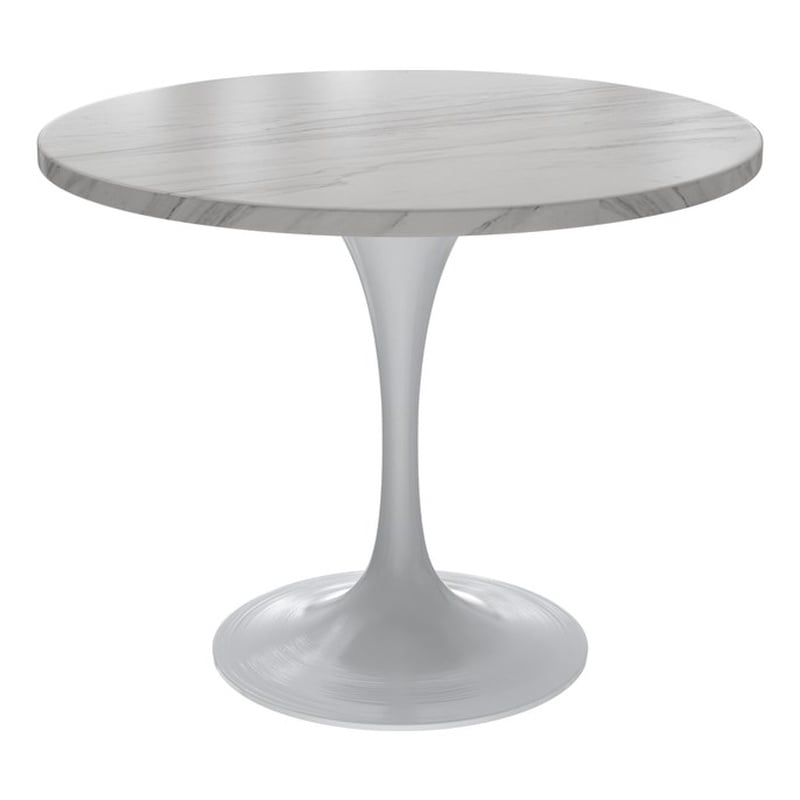 LeisureMod Verve Dining Table with a 36
