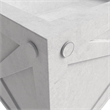 LeisureMod Bonsai Indoor and Outdoor Rectangular Fiberglass Planter Box White