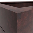 LeisureMod Oasis Indoor and Outdoor Rectangular Fiberglass Planter Box Brown