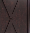 LeisureMod Payprus Indoor and Outdoor Rectangular Fiberglass Planter in Brown