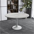 LeisureMod Verve Dining Table with a 48