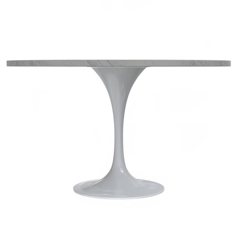 LeisureMod Verve Dining Table with a 48