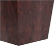 LeisureMod Serene Square Square Planter Set 15 Inch in Brown