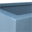 LeisureMod Bloom Rectangular Planter in Fiberstone and Clay Aged Concrete 9