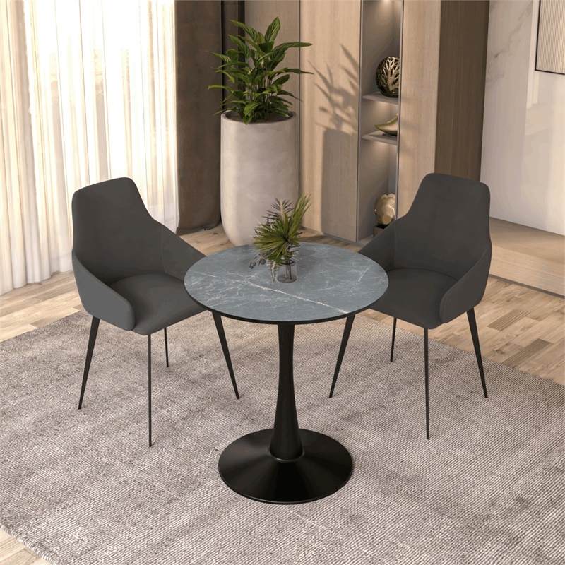 LeisureMod Bristol Dining Table with a 27 