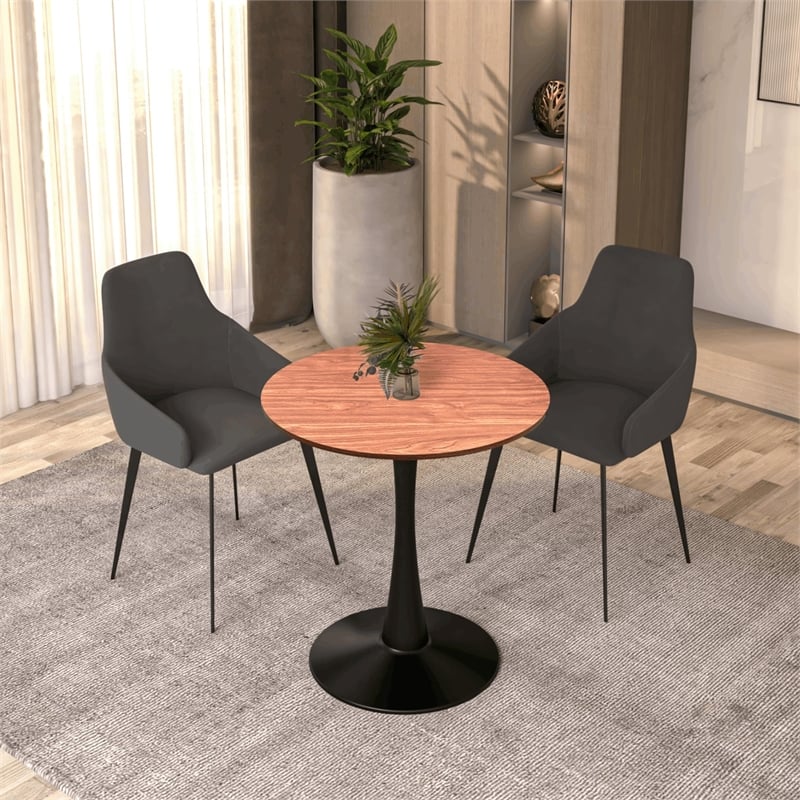 LeisureMod Bristol Dining Table with a 27 