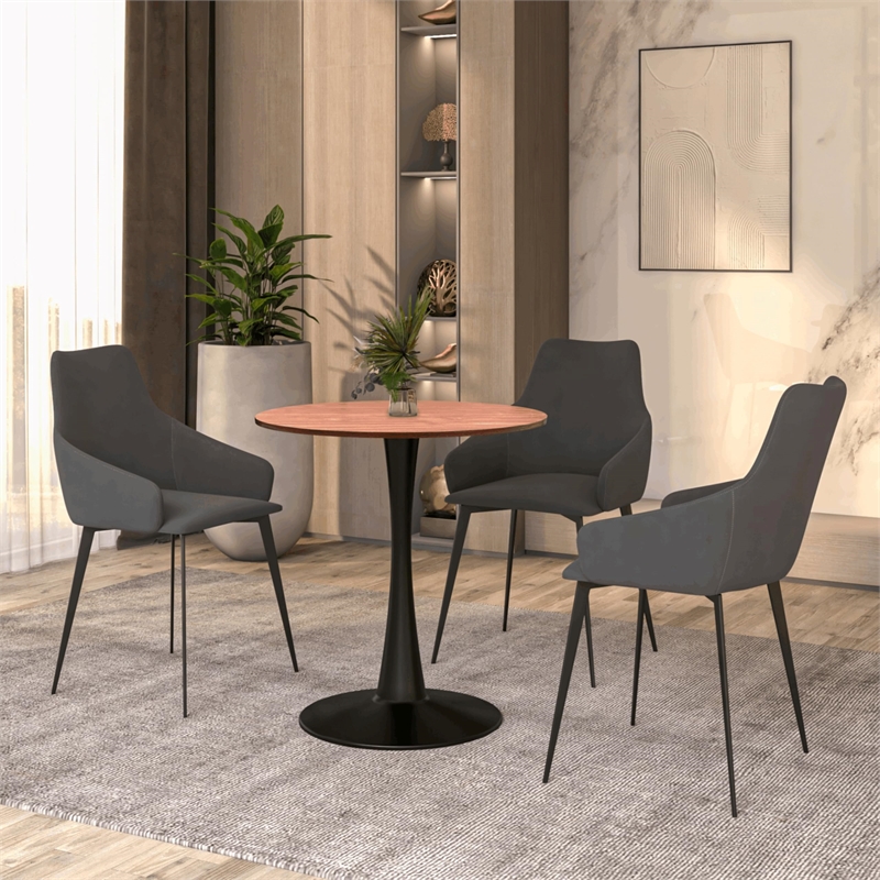 LeisureMod Bristol Dining Table with a 27 
