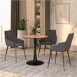 LeisureMod Bristol Dining Table with a 27 