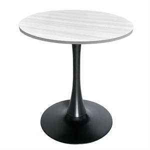 LeisureMod Bristol Dining Table with a 27 &quot Wood Tabletop in Light Natural