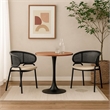 LeisureMod Bristol Dining Table with a 36 
