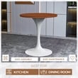 LeisureMod Verve Dining Table with a 27