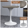 LeisureMod Verve Dining Table with a 27