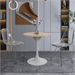 LeisureMod Verve Dining Table with a 27