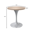 LeisureMod Verve Dining Table with a 27