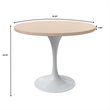 LeisureMod Verve Dining Table with a 36