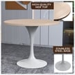 LeisureMod Verve Dining Table with a 36