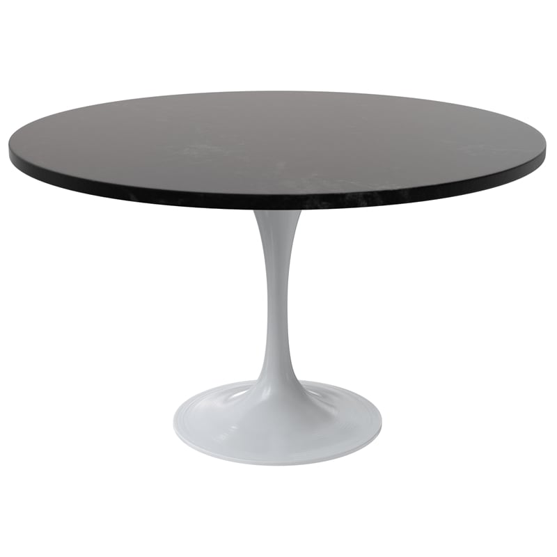 LeisureMod Verve Dining Table with a 48