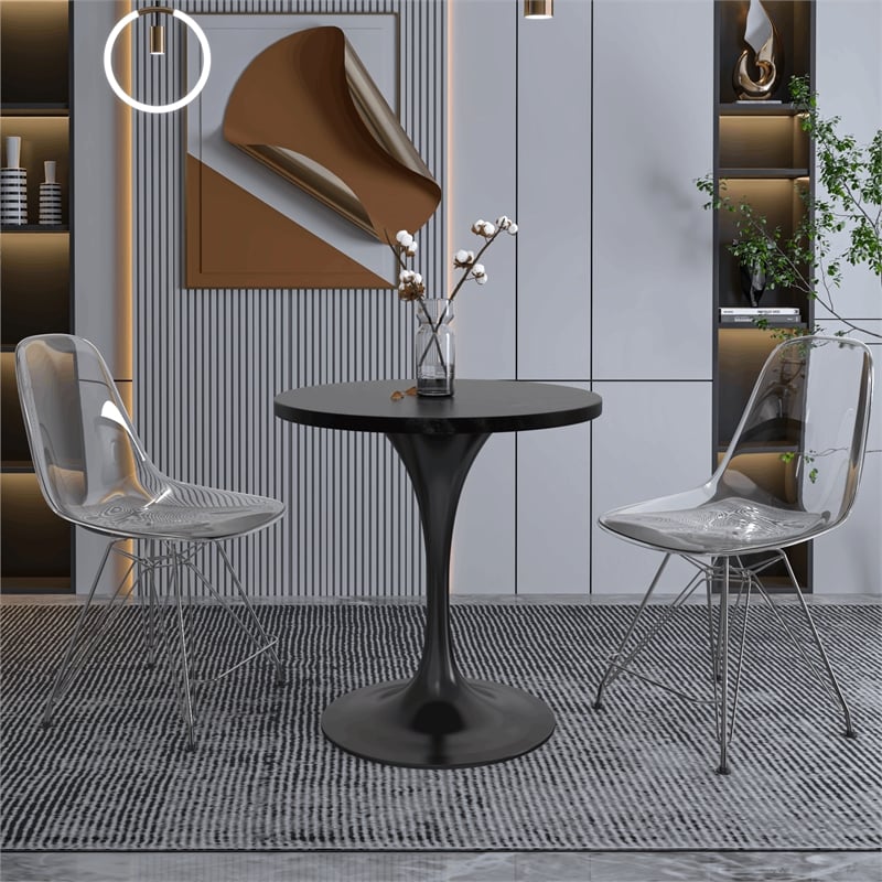 LeisureMod Verve Dining Table with a 27