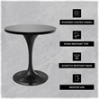LeisureMod Verve Dining Table with a 27