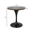 LeisureMod Verve Dining Table with a 27