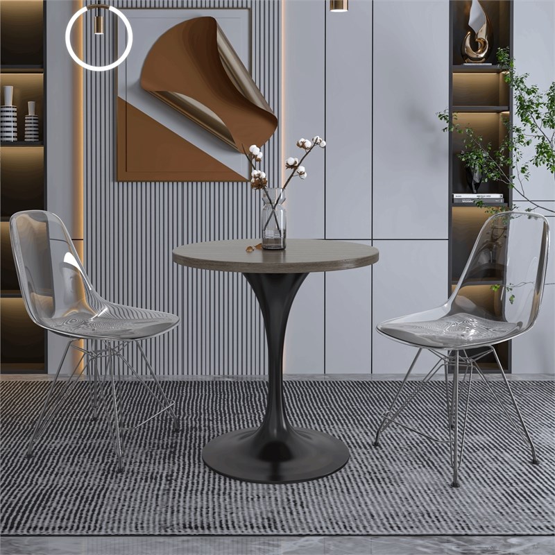 LeisureMod Verve Dining Table with a 27